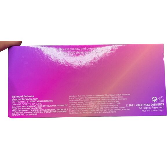 Violet Voss‎ Violet Sunset PRO 10 Color Eye Shadow & Pressed Pigment Palette - Picture 4 of 7